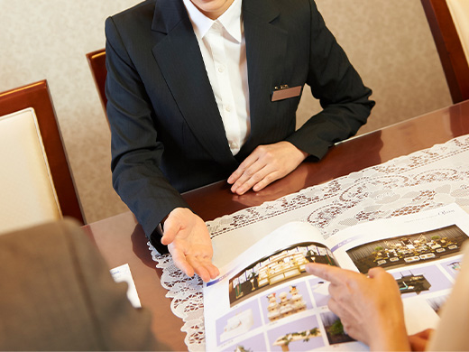 ご葬儀のお打ち合わせ・ ご納棺